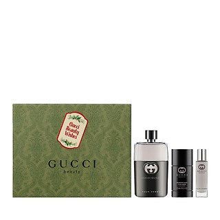 مجموعة عطر غوتشي جيلتي بور أوم 90 مل + 15 مل + 75 مل