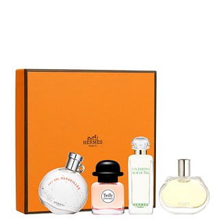 Hermes Twilly D'hermes, Eau De Merveilles, Un Jardin Sur Le Nil، مجموعة هدايا بارينيا المصغرة، 4x7,5 مل