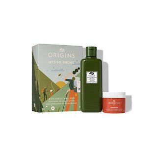 Origins Letâs Go, Birches Soothing Treatment Lotion & Energizing Moisturizer Duo