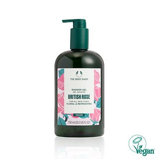 The Body Shop British Rose Large Volume Shower Gel 750ml
