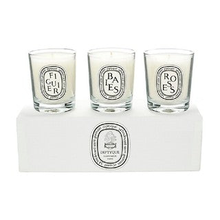 Diptyque Bai Rose Figuier Mini Candle Set 70g*3pcs