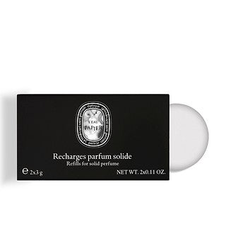 عطر Diptyque الصلب القابل لإعادة التعبئة L'eau Papier 3g (عبوة)