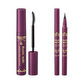 ماسكارا Kiss Me Long&amp;curla Ex + كحل عيون أسود ناعم