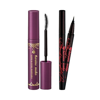 ماسكارا Kiss Me Make Long&amp;curla Ex + محدد العيون Superkeep Liner03