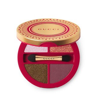 باليت ظلال العيون Gucci Beauty Palette De Beautã© Quatuor إصدار محدود - 04 - Festive Glow، 6 غرام (0.21 أونصة)