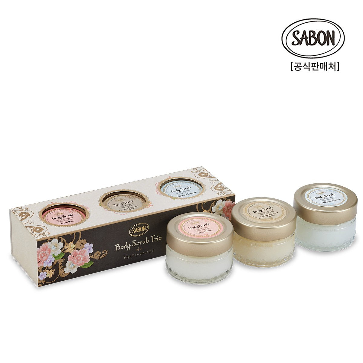 Sabon 3 Body Scrubs (60g*3)