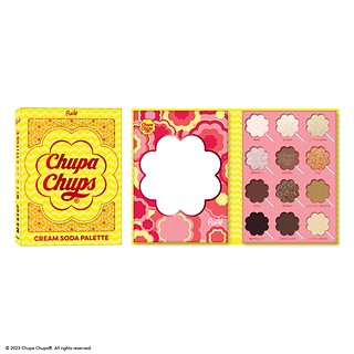 Rude Cosmetics Chupa Chups 12 Color Palette Cream Soda
