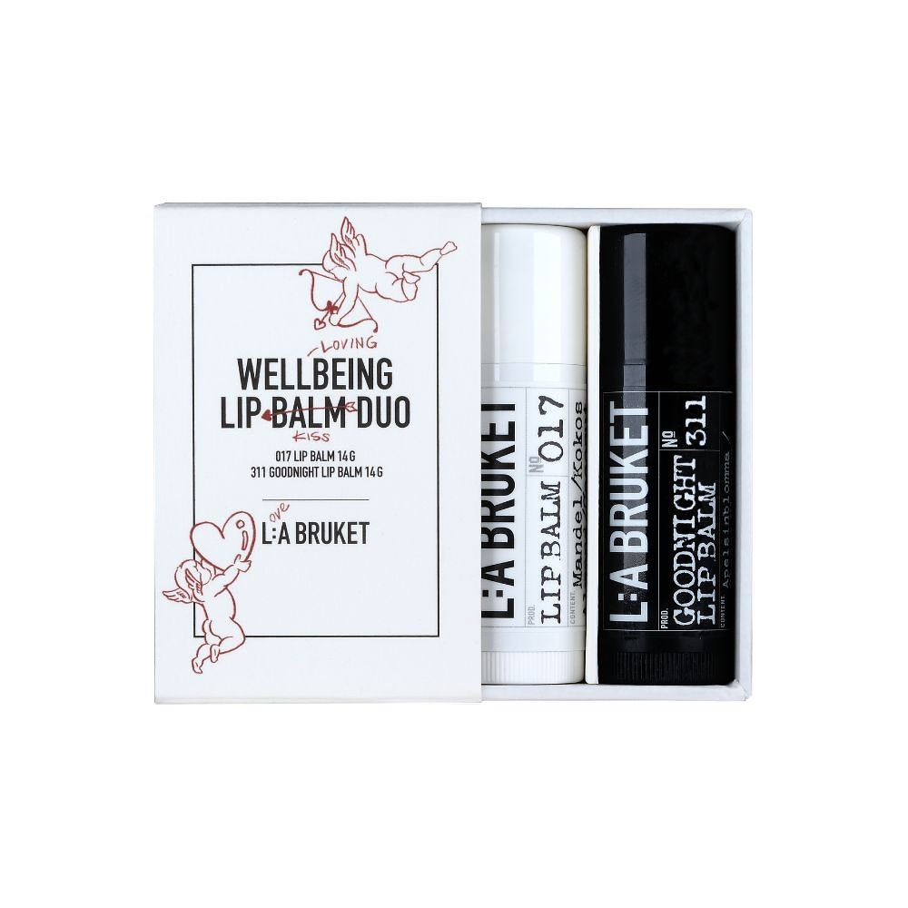 La Bruket Wellbeing Lip Balm Duo Cupid Edition
