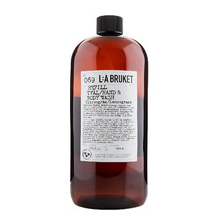 La Bruket Hand & Bodywash Sage/rosemary/lavender Refill 1000ml