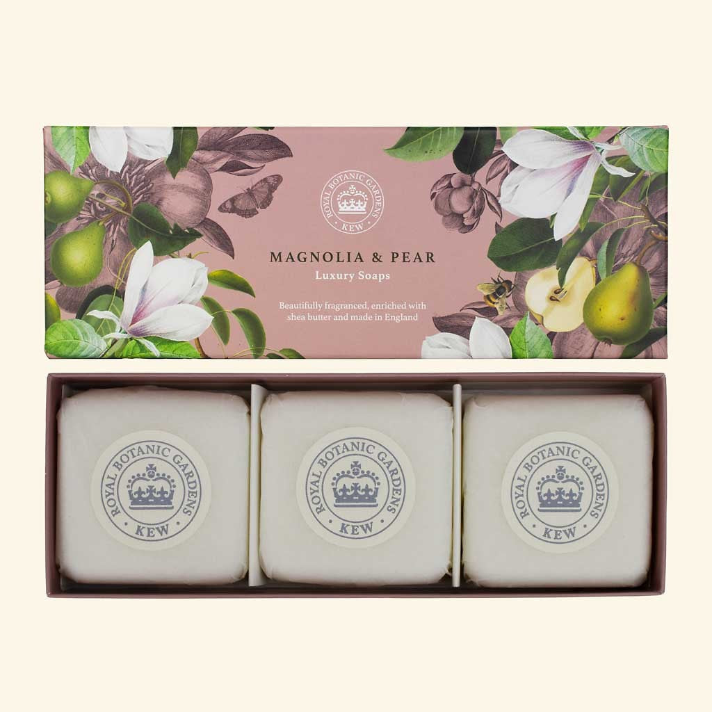 Kew Gardens Magnolia&pear Soap Bar Set