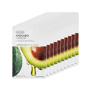The Face Shop Avocado Mask Sheet X10