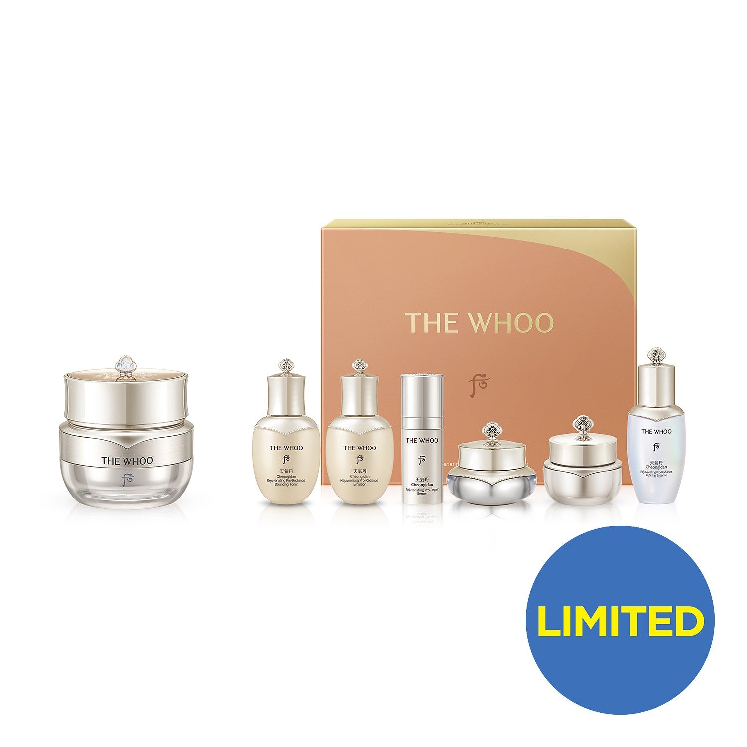 The Whoo [limited Edition] The Whoo Cheongidan Rejuvenating Pro-radiance Eye Cream 40ml Special Set