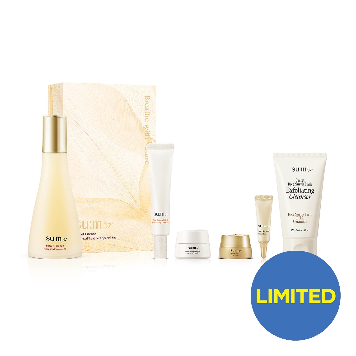 Sum 37ë [limited Edition] Su:m37 Secret Essence Advanced Treatment 230ml Special Set