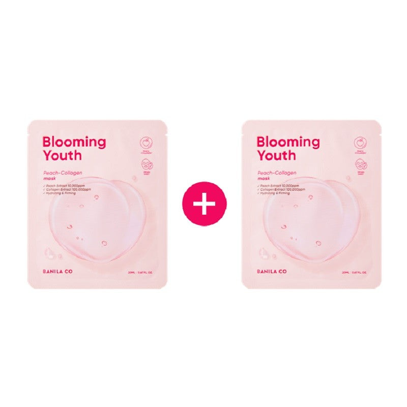 Banila Co (1+1) Blooming Youth Peach Collagen Mask Sheet
