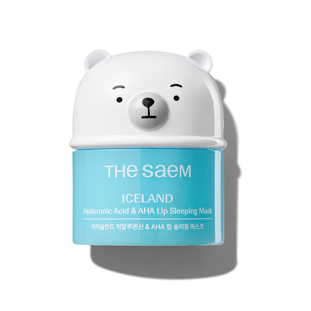 The Saem Iceland Hyaluronic Acid & Aha Lip Sleeping Mask