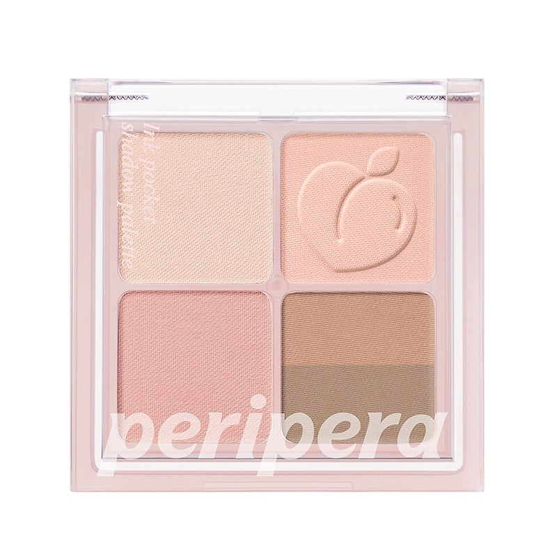 Peripera Ink Pocket Shadow Palette (23ad) 014 Soft Peach Pink