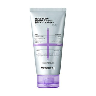 Mediheal Derma Cream Pack Cleanser_rose Pdrn[pore Firming] 120ml