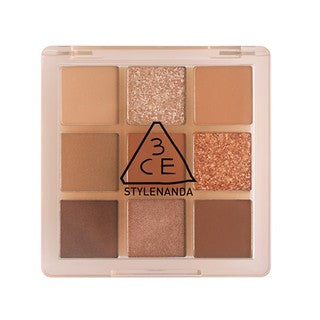 باليت ظلال العيون المتعددة من ثري سي إي #كريم الزبدة