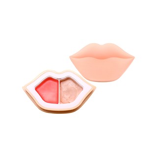 Kocostar Peach Duoduo Lip Scrub & Lip Oil In Cream