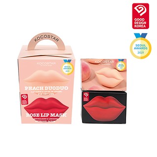 Kocostar Rose Lip Mask & Peach Duoduo