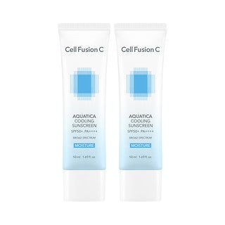 واقي الشمس المنعش Cell Fusion C Aquatica Cooling Sunscreen Duo سعة 50 مل