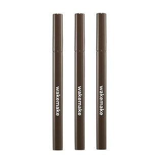 Wakemake Any-proof Pen Eyeliner Ad 03 Dark Brown Triple Special Set