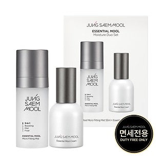 Jungsaemmool [免稅店獨家] Essential Mool 保濕雙效套裝（Essential Mool 乳霜 30ml + Essential Mool 微凝噴霧 55ml）