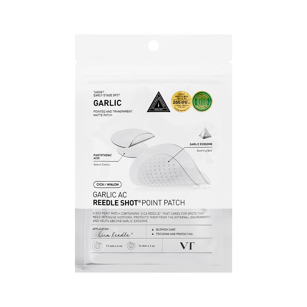 Vt Garlic Ac Reedle Shot Point Patch (9ea) 1 Pack