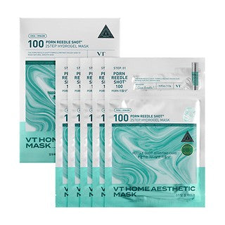 قناع هيدروجيل Vt Pdrn Reedle Shot 100 ذو الخطوتين (5 شرائح)