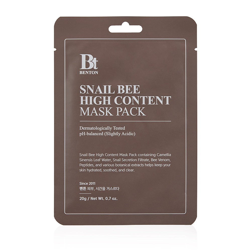 Benton Snail Bee High Content Mask Pack (10 Sheets)
