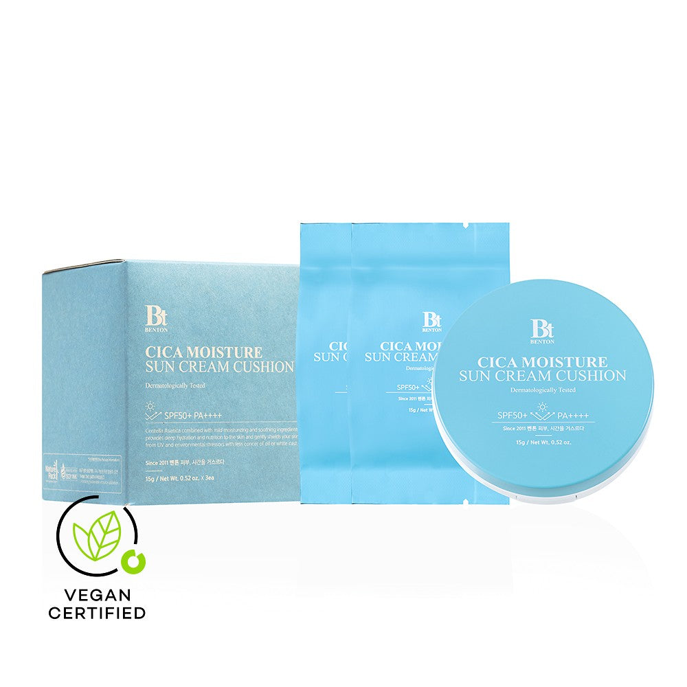 Benton Cica Moisture Sun Cream Cushion 1p + [refill] Cica Moisture Sun Cream Cushio 2pcs