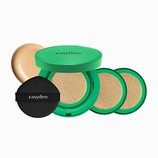 Easydew Mela B Toning Ampoule Cushion #23 Beige Main Product + Refill 2pcs