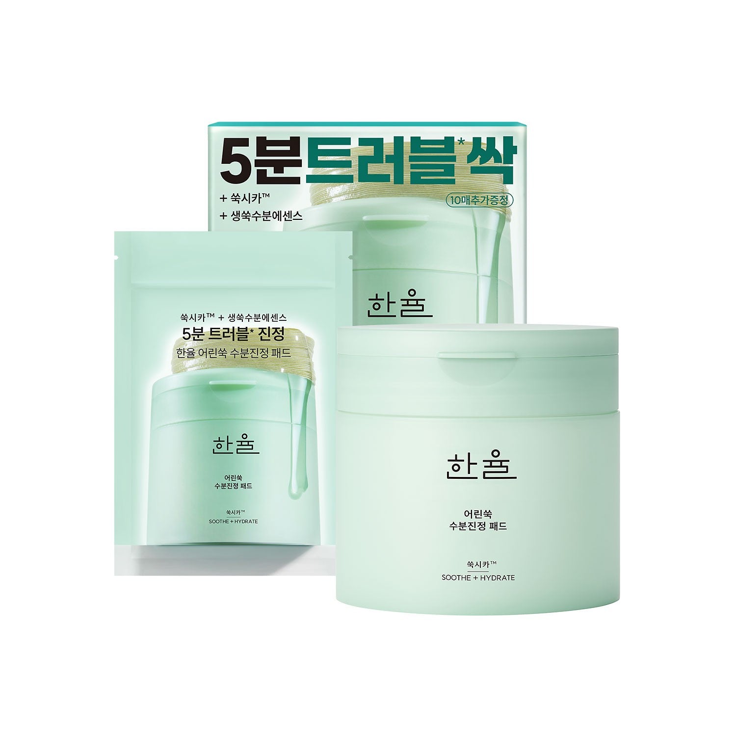 Hanyul Hanyul Pure Artemisia Watery Calming Water Pad Special Set 60 + 10 Pads