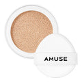 عبوة إعادة تعبئة وسادة Amuse Make Ceramic Skin Perfector رقم 03 بلون العسل