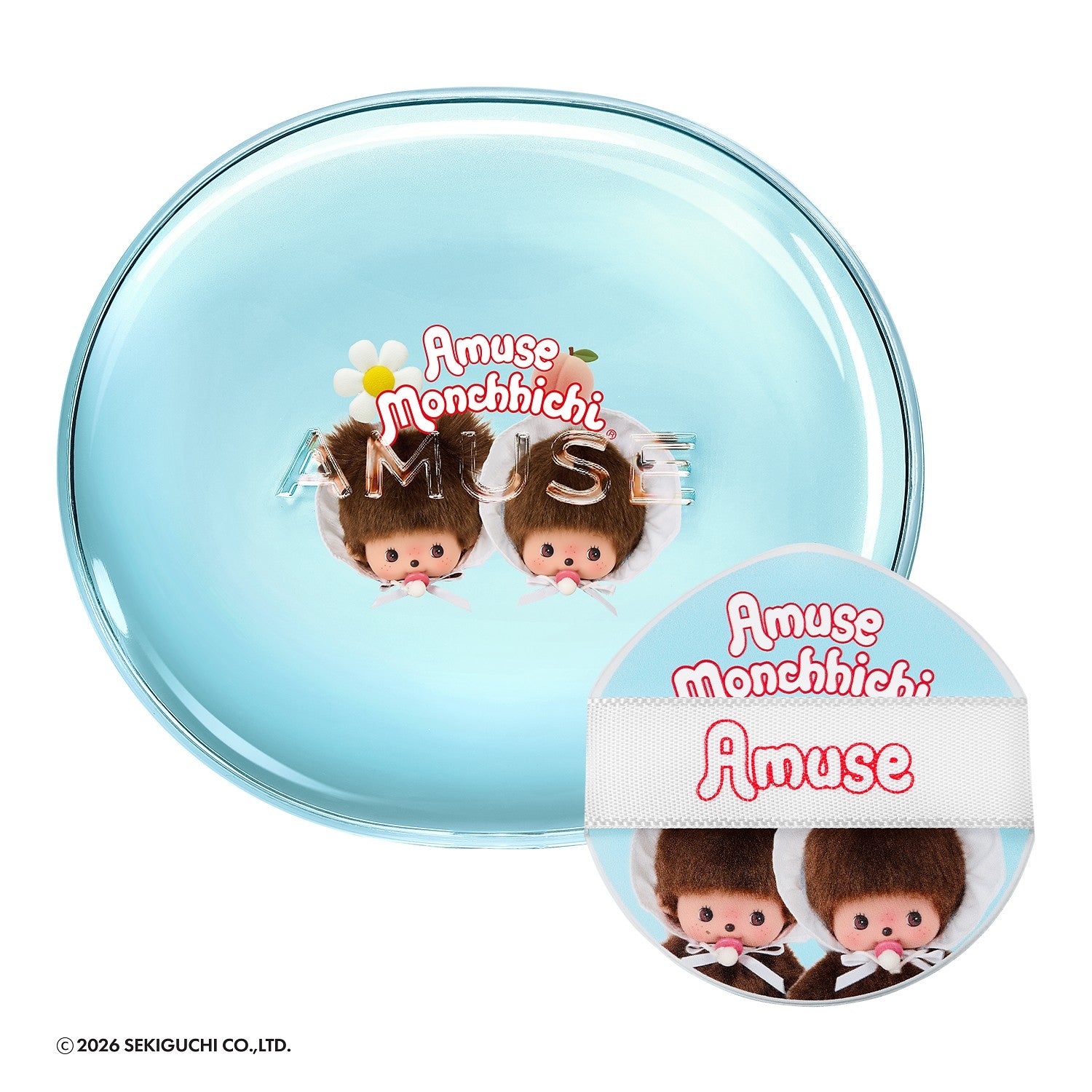 Amuse Airy Pore Cover Cushion 1.5 Natural [monchhichi Limited Edition]
