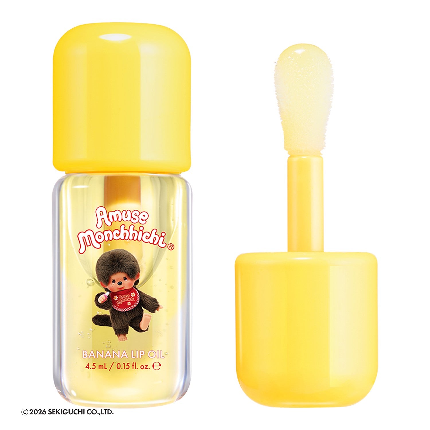 Amuse Banana Lip Oil 02 Banana [monchhichi Limited Edition]
