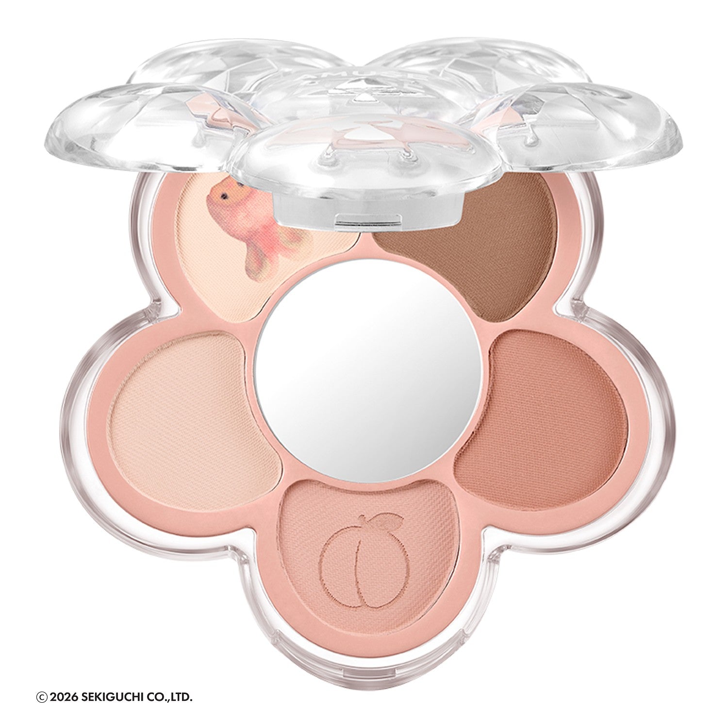 Amuse Flora Eye Palette 05 Vanilla Brown [monchhichi Limited Edition]
