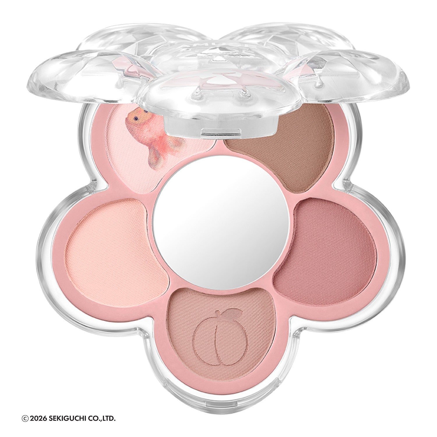 Amuse Flora Eye Palette 06 Downy Fig [monchhichi Limited Edition]