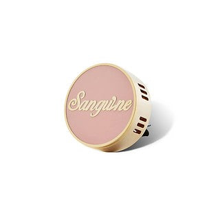 Sanguine 珠寶夾 Logo 粉紅色