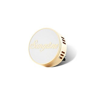 Sanguine Jewelry Clip Logo White