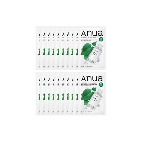 ANUA HEARTLEAF 77 SOOTHING MASK 10SHEETS (Renewal) | Carsha