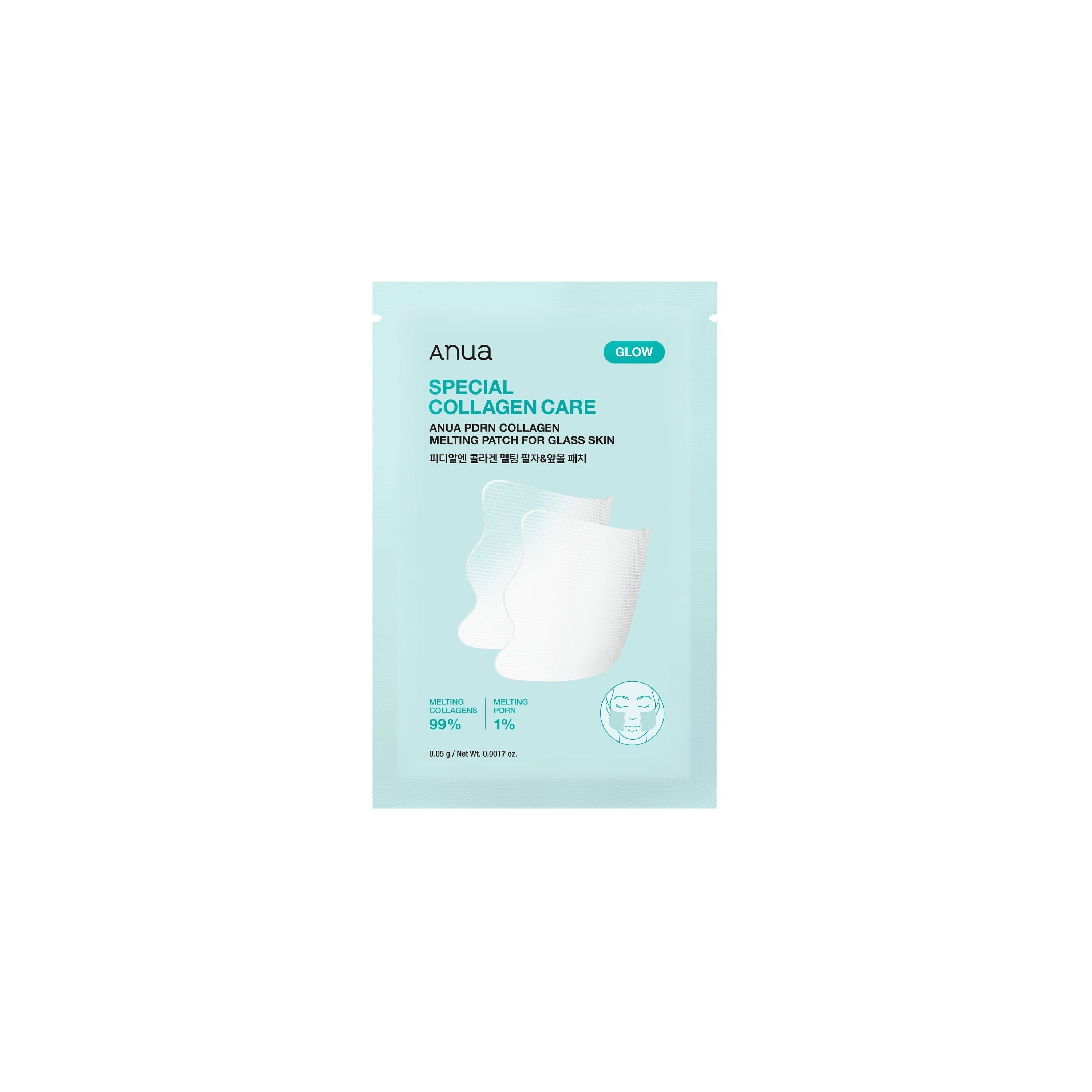 Anua [only Shilla] Pdrn Collagen Melting Patch For Glass Skin(4 Sheets)