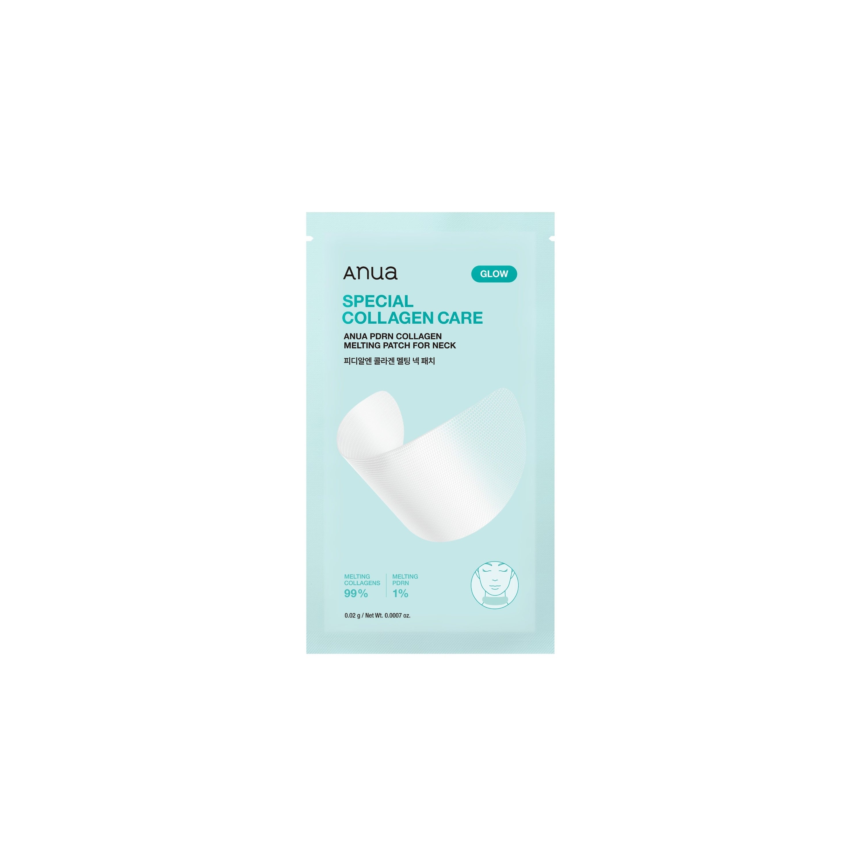 Anua [only Shilla] Pdrn Collagen Melting Patch For Neck(4 Sheets)