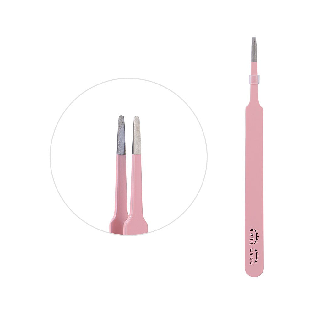 Ccambbak Pink Tweezer Round Type