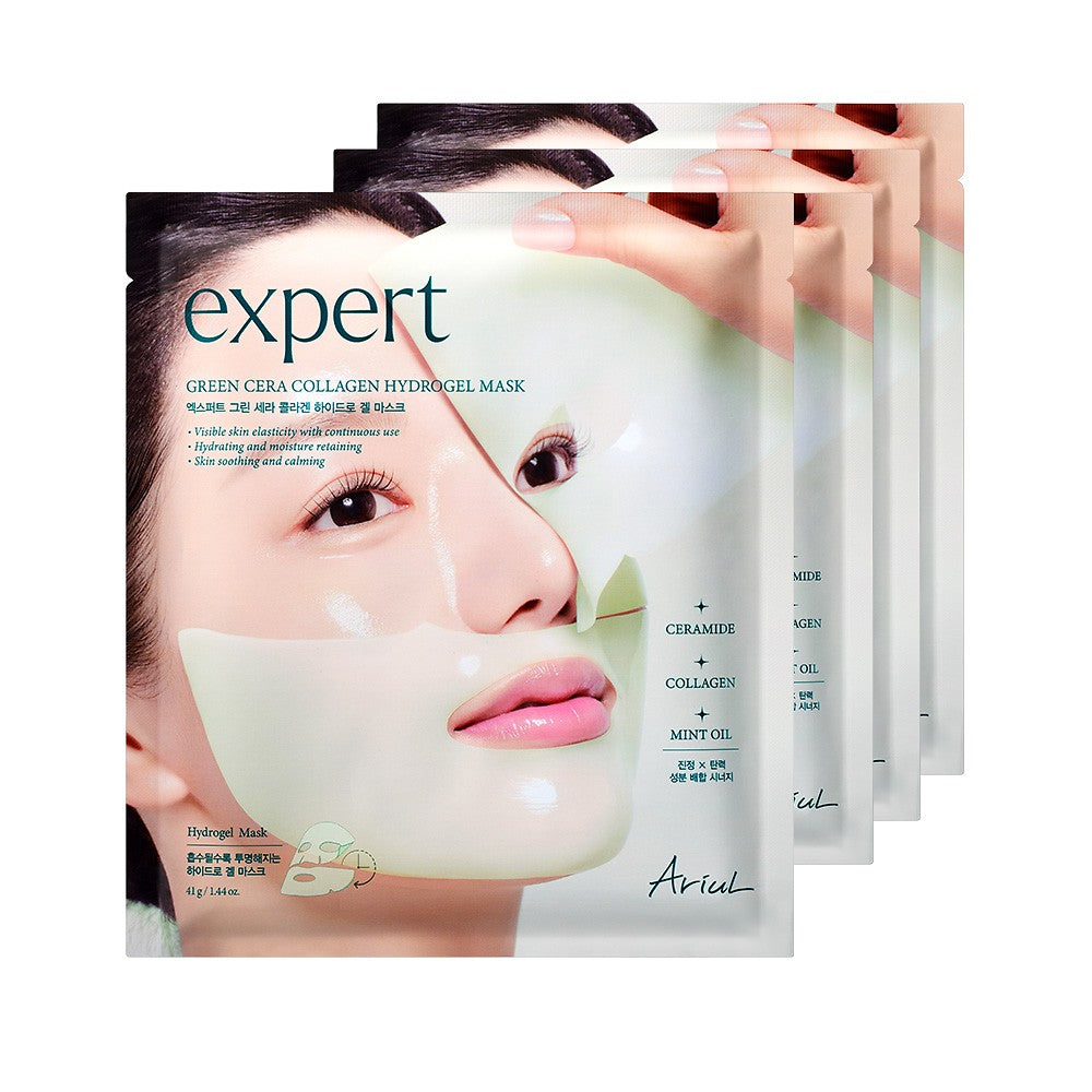 Ariul Expert Green Cera Collagen Gel Mask 4 Sheets