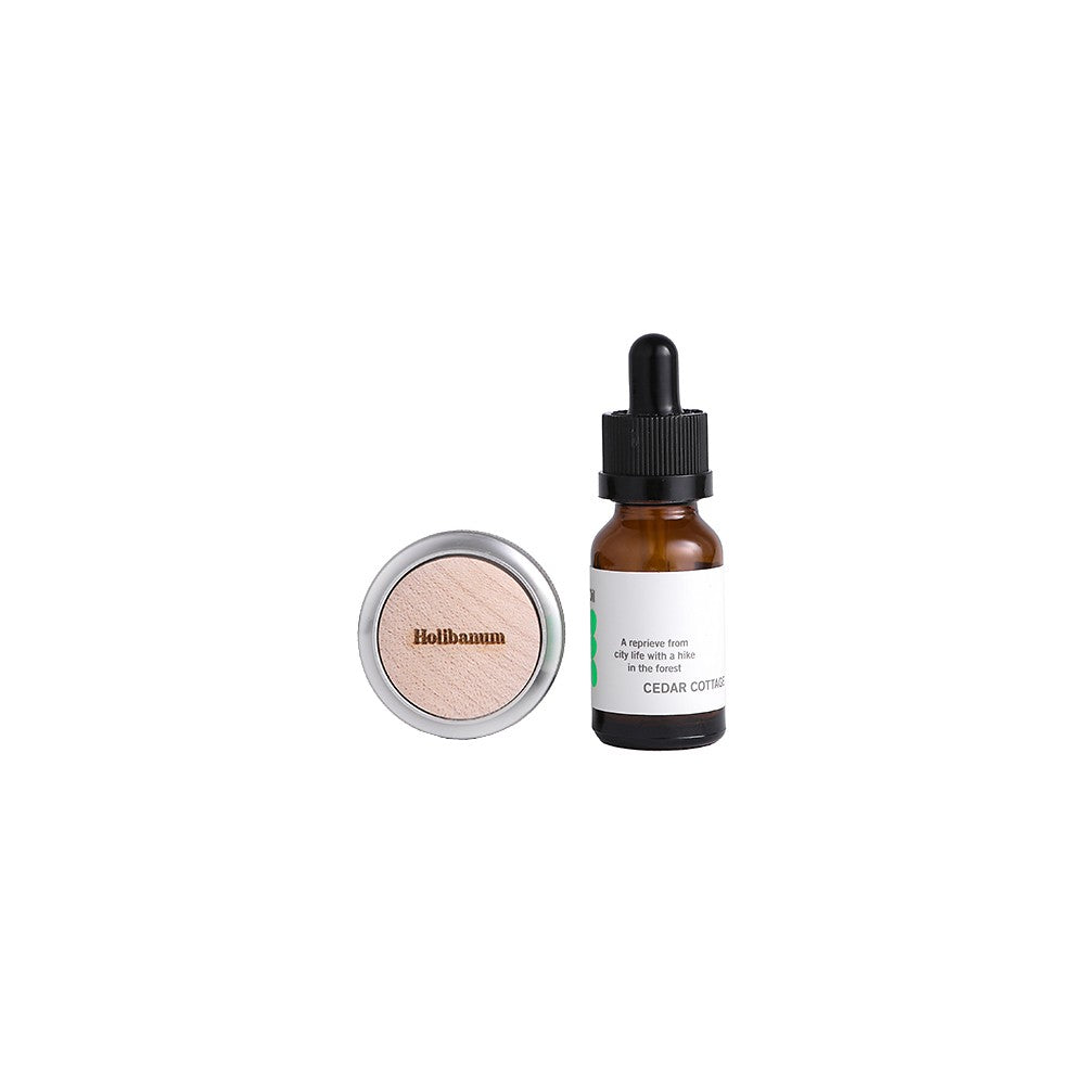 Holibanum Car Diffuser Maple + Cedar Cottage