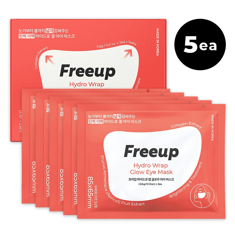 Freeup Hydro Wrap Glow Eye Mask 5 Sheets