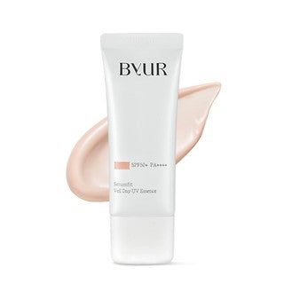 Byur Byur Skin Serum Fit Veil Day Uv Essence وردي شفاف
