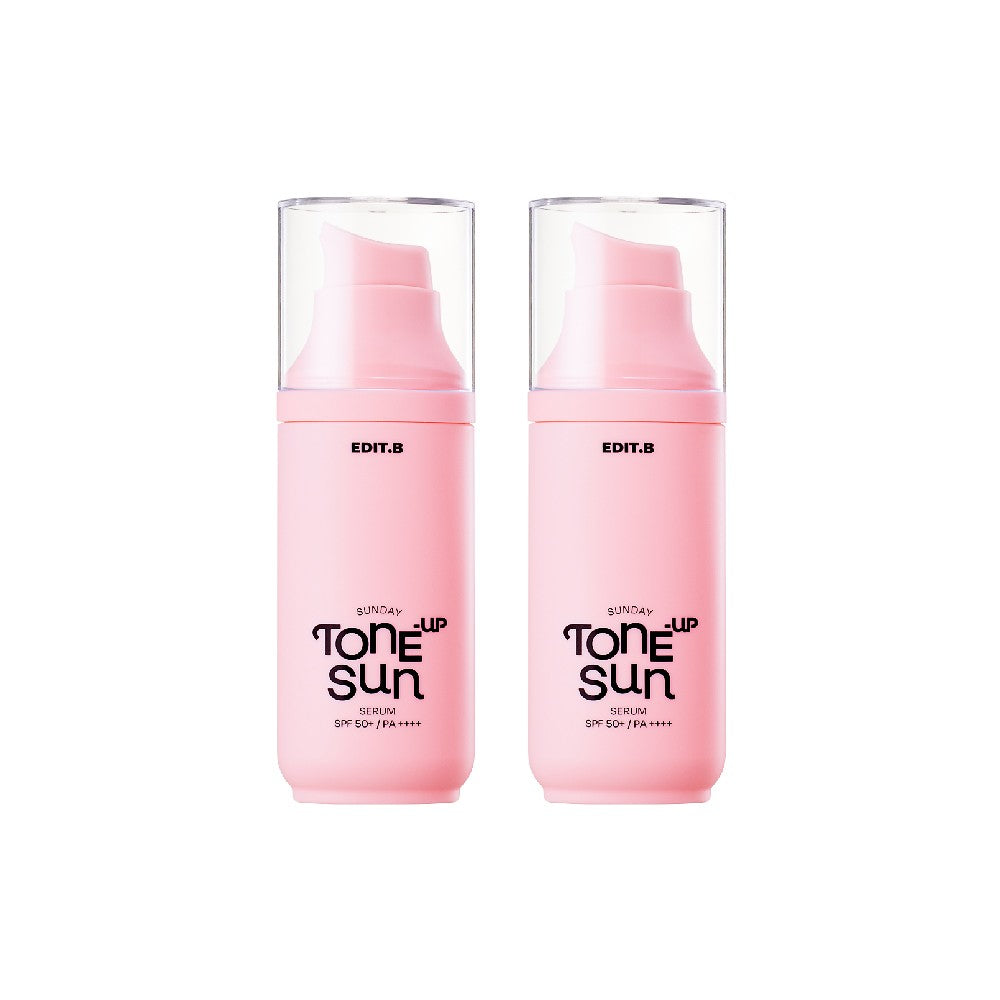Edit.b Tone-up Sun Serum Pink (55ml * 2)