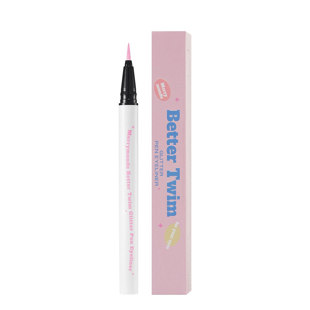 Merry Monde Better Twim Glitter Pen Eyeliner 01 #pink